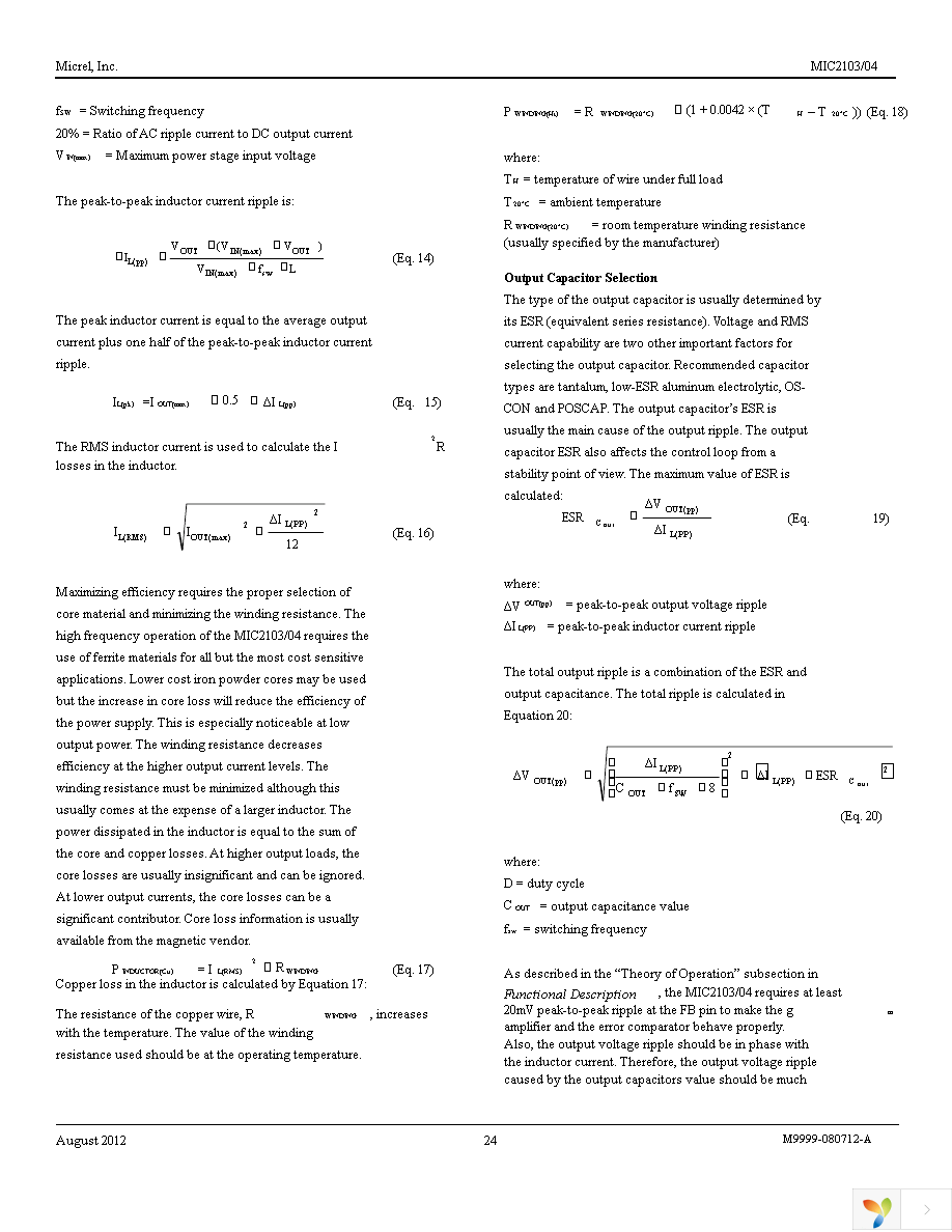 MIC2103YML TR Page 24